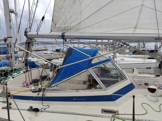 Stainless bimini frame — 5