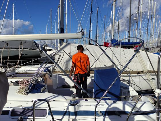 Stainless bimini frame — 6