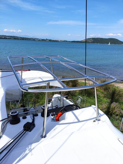 Stainless bimini frame — 8