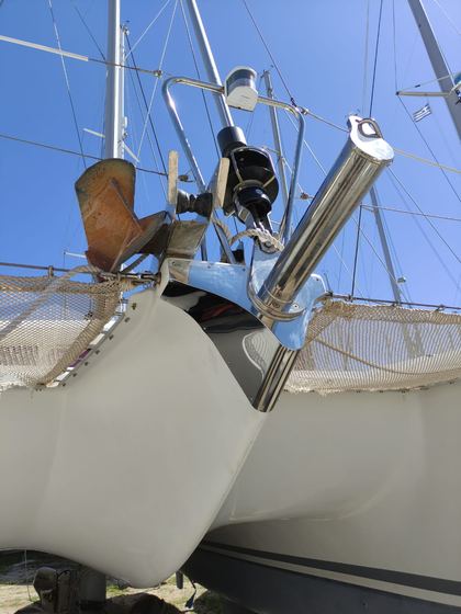 Custom stainless bow protection — 4