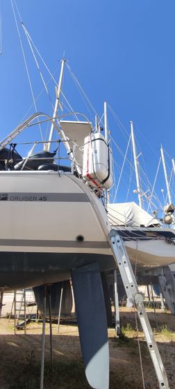 Stainless liferaft cradle — 1