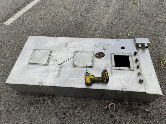 Stainless marine tank — 4