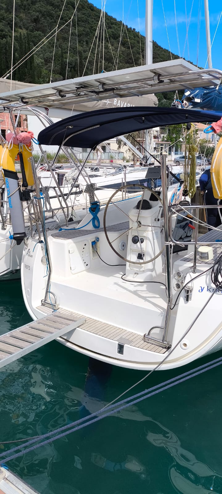 Stainless tender davit